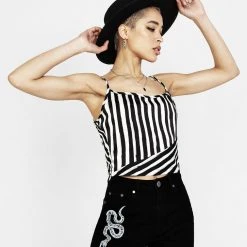 MET1 PARANORMAL CROP CAMI TOP