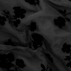 MET1 STEVIE FLOCKED WRAP CROP TOP