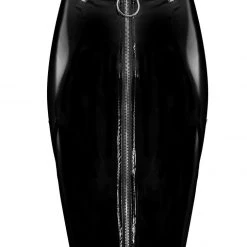 MET1 DOMINION MIDI VINYL SKIRT Women