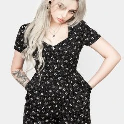 MET1 SANFRAN BUTTON UP PLAYSUIT Women 14 MET1 SANFRAN BUTTON UP PLAYSUIT Women