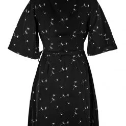 MET1 Blithe Kimono Wrap Mini Dress