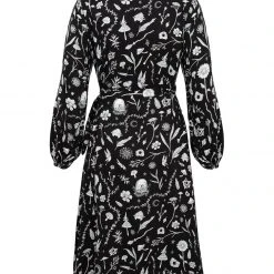 MET1 Women HEDGEWITCH RUFFLE WRAP ABOVE KNEE DRESS