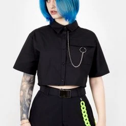 MET1 Clothing Epistle Crop Shirt 10 MET1 Clothing Epistle Crop Shirt