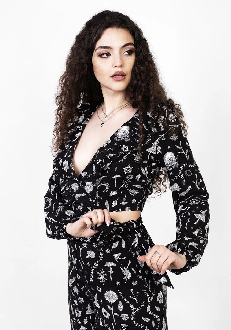 MET1 HEDGEWITCH WRAP TOP Women 3 MET1 HEDGEWITCH WRAP TOP Women