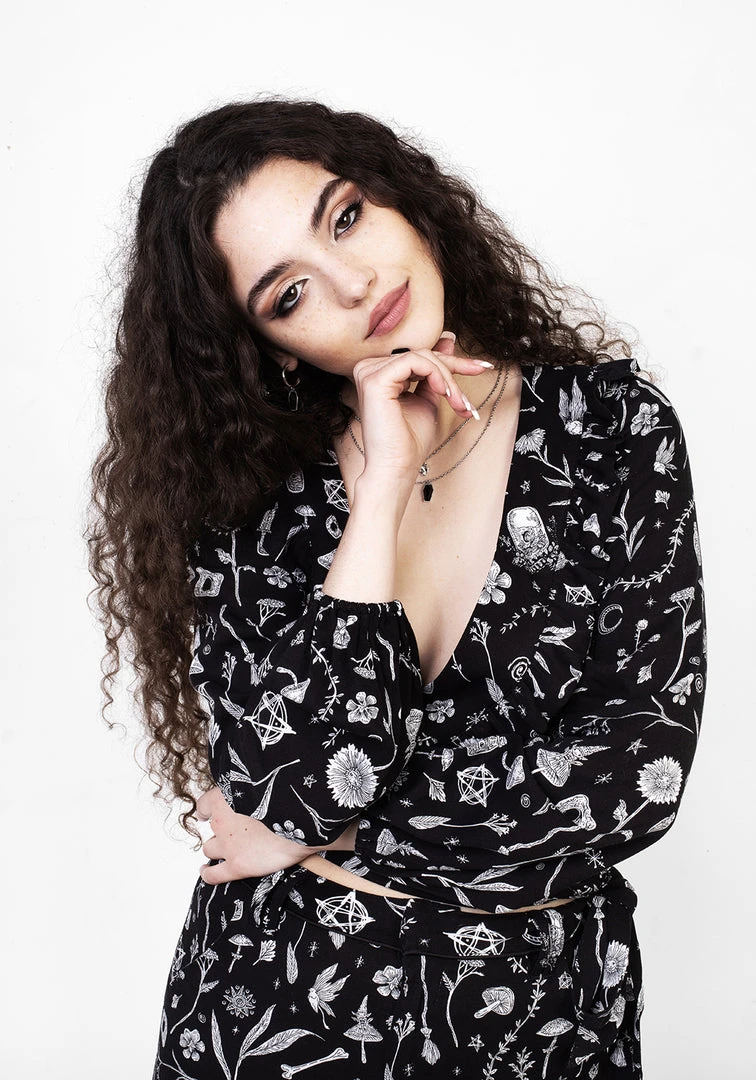 MET1 HEDGEWITCH WRAP TOP Women 6 MET1 HEDGEWITCH WRAP TOP Women