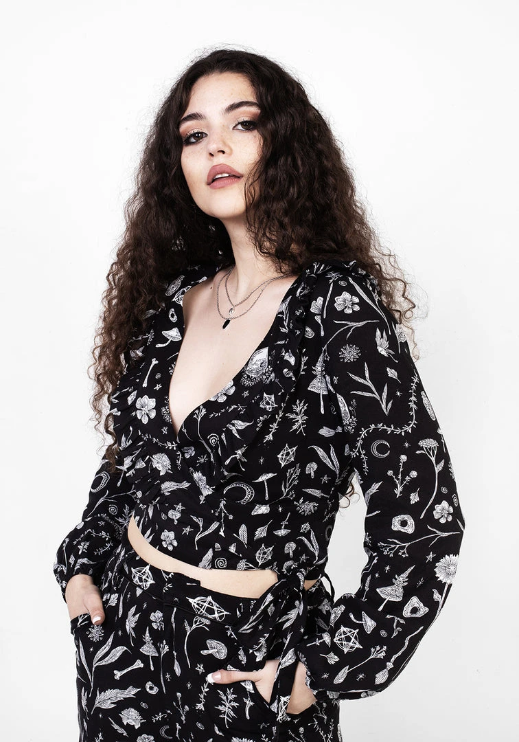 MET1 HEDGEWITCH WRAP TOP Women 7 MET1 HEDGEWITCH WRAP TOP Women