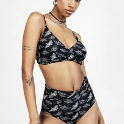 MIF1 Women Mortmoth Twist Bikini Top 13 MIF1 Women Mortmoth Twist Bikini Top