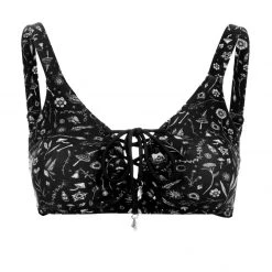 MIF1 Hedgewitch Lace-Up Bikini Top