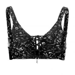 MIF1 Hedgewitch Lace-Up Bikini Top