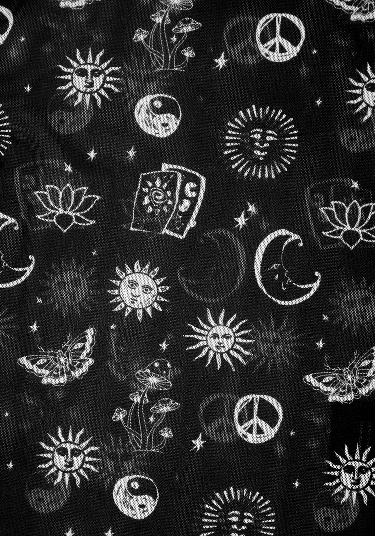 PFA1 Clothing EUPHORIA LETTUCE EDGE MESH CROP TOP 10 PFA1 Clothing EUPHORIA LETTUCE EDGE MESH CROP TOP