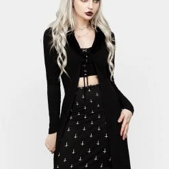 PFA1 WICKED MESH MIDI SKIRT