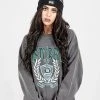 PFA1 Disturbia College Oversized Sweater