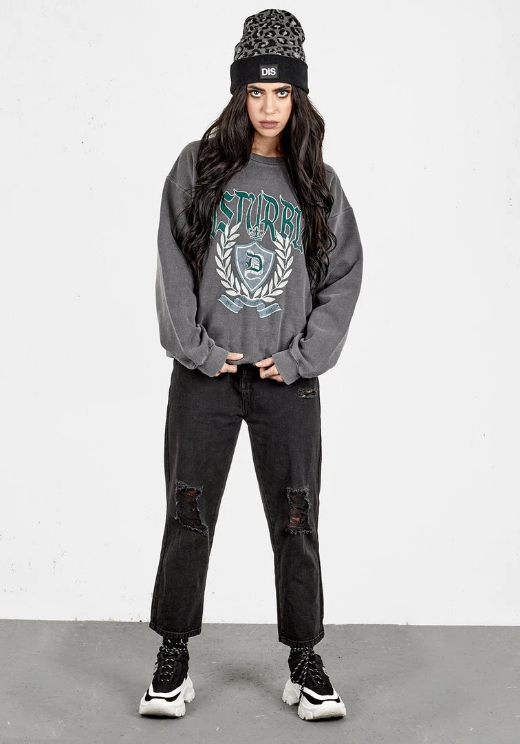 PFA1 Disturbia College Oversized Sweater 4 PFA1 Disturbia College Oversized Sweater