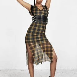 PFA1 Sally Mesh Maxi Dress