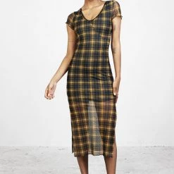 PFA1 Sally Mesh Maxi Dress