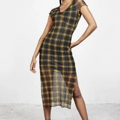 PFA1 Sally Mesh Maxi Dress