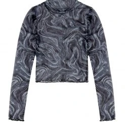 PFA1 Women Kurakura Mesh Crop Top