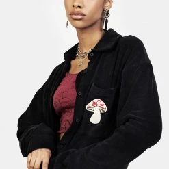 PFA1 AMANITA EMBROIDERED TOWELLING SHIRT