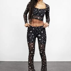 PFA1 Clothing ENSNARE PINTUCK FLARES