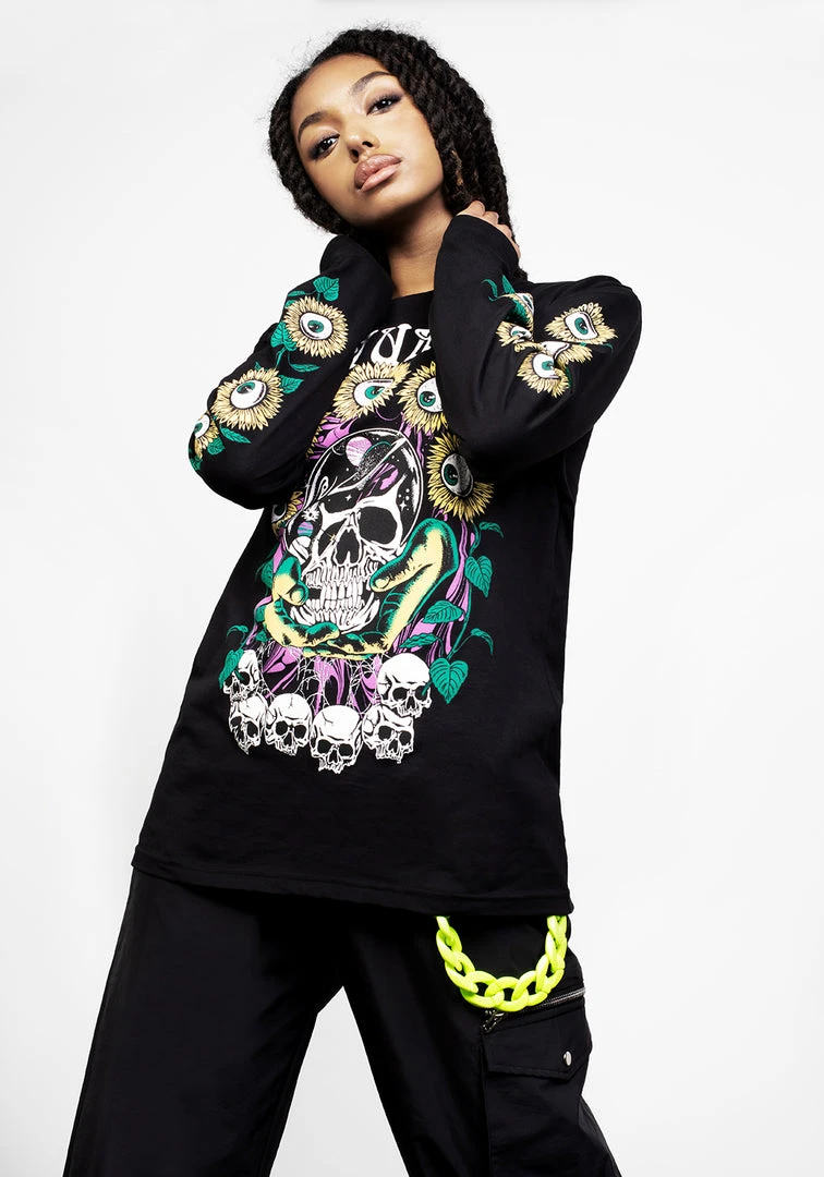 TOT1 PALMS LONG SLEEVE TEE Clothing 3 TOT1 PALMS LONG SLEEVE TEE Clothing