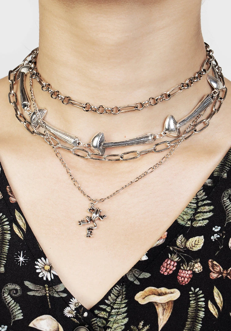 TOU1 Lazarus Multi-Chain Necklace 3 TOU1 Lazarus Multi-Chain Necklace