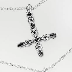 TOU1 Women Confession Multi-Chain Necklace