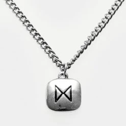 TOU1 Women Runes Layered Necklace