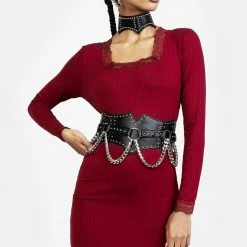 YHU1 NADJA STUDDED WAIST BELT Women 21 YHU1 NADJA STUDDED WAIST BELT Women