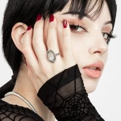 TOU1 SERPENT MOONSTONE RING