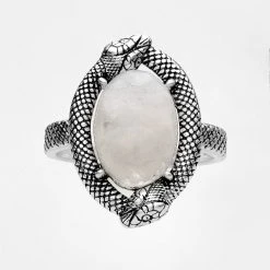 TOU1 SERPENT MOONSTONE RING