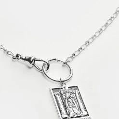 TOU1 THE HIGH PRIESTESS TAROT PENDANT NECKLACE