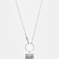 TOU1 THE HIGH PRIESTESS TAROT PENDANT NECKLACE