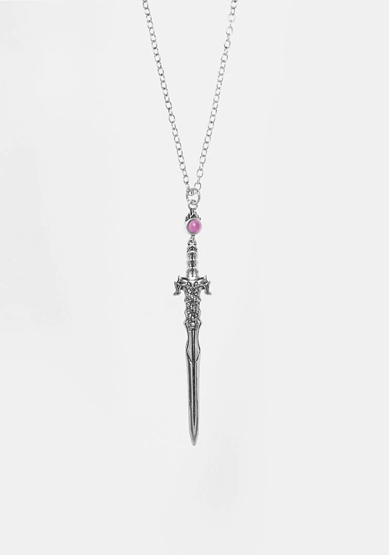 TOU1 RITUAL DAGGER AMETHYST PENDANT NECKLACE 5 TOU1 RITUAL DAGGER AMETHYST PENDANT NECKLACE