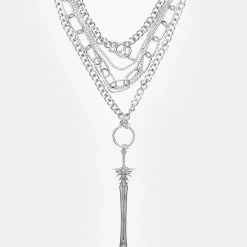 TOU1 SWORD MULTICHAIN NECKLACE Accessories