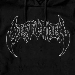 DDS1 VOID DISTRESSED HOODY DRESS Clothing