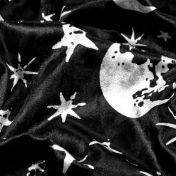 MET1 ALLNIGHTER VELVET CROP TOP