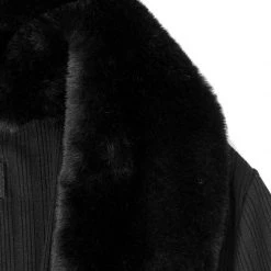 MET1 WOOLFE LONGLINE FAUX FUR CARDIGAN Clothing 14 MET1 WOOLFE LONGLINE FAUX FUR CARDIGAN Clothing